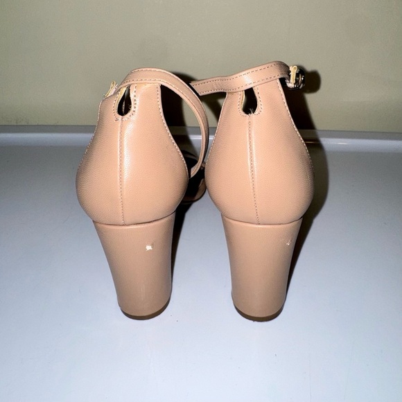 Kelly & Katie Beige Block Heel Sandals - Picture 4 of 7